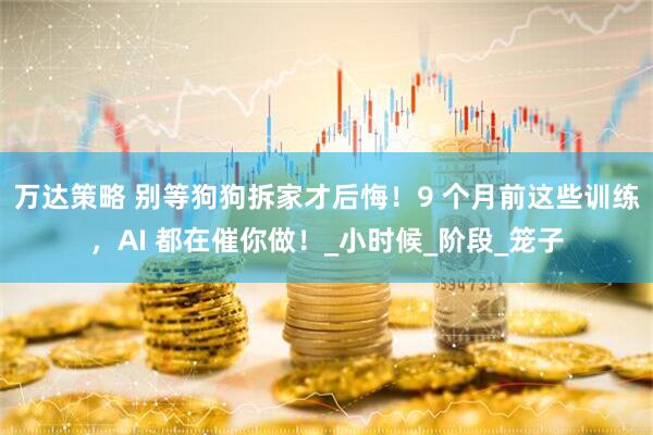 万达策略 别等狗狗拆家才后悔！9 个月前这些训练，AI 都在催你做！_小时候_阶段_笼子